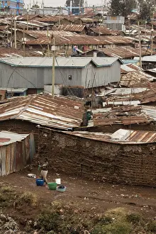 Largest: Kibera, one of Africa's largest slums, near Nairobi