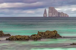 Lava: Kicker Rock or Leon Dormido, San Cristobal Island