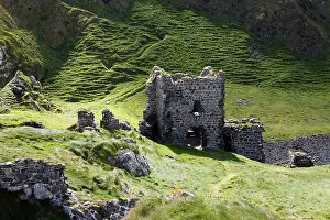 Dilapidated: Kinbane Castle, White Head or Kinbane Head near