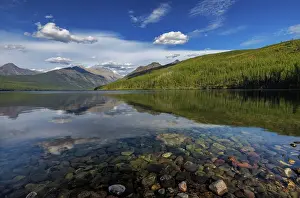 Haney: Kintla Lake in Glacier National Park, Montana, USA