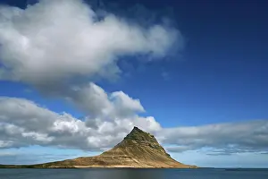 Pyramid: Kirkjufell Mountain on the north coast of the Snaefellsnes