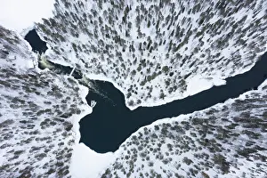 Creek: Kitkajoki aerial