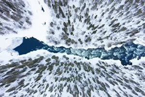 Creek: Kitkajoki aerial