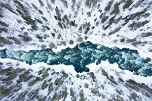 Creek: Kitkajoki aerial