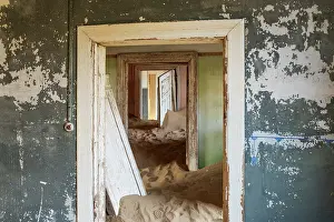 Ruin: At Kolmanskop, the abandoned ghost town of the diamond days of the early 1900 and of German origin