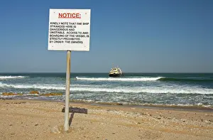 Wrecks: The Kolmanskop Stranded - On rocky reef near Swakopmund