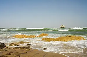 Wrecks: The Kolmanskop Stranded - On rocky reef near Swakopmund