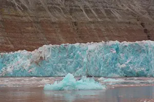 Kongsfjord: Kongsbreen glacier at Kongsfjord - Svalbard, Norway