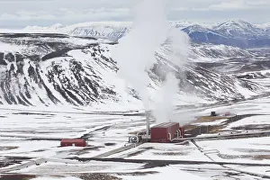 Powered: Krafla geothermal power plant - close to the Krafla