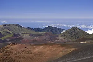 Dynamic: Krater des Haleakala Vulkan, Maui, Hawaii, USA |