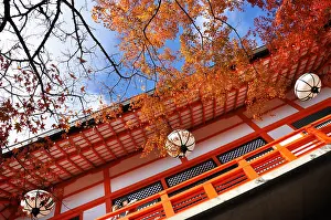 Lantern: Kuruma jinja shrine north of Ky&, x134bec; Japan