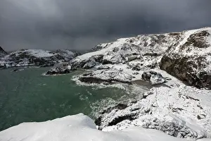 120219: Kynance Cove - Snow - Cornwall - UK
