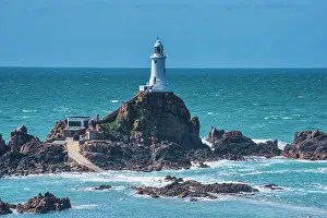 Corbiere: La Corbiere lighthouse, Jersey, Channel Islands