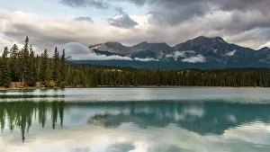 Beaufort: Lac Beauvert, Lac Beaufort, Beauvert Lake, Jasper