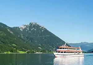 Main: Lake Achensee in Tyrol, Austria. Excursion