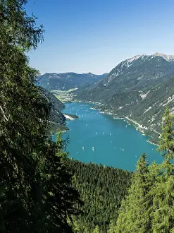Cable: Lake Achensee in Tyrol, Austria. This mountain