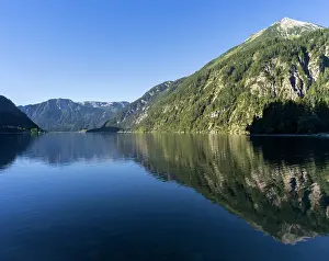 Main: Lake Achensee in Tyrol, Austria. This mountain