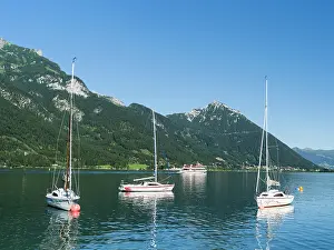 Yacht: Lake Achensee in Tyrol, Austria. Sailing