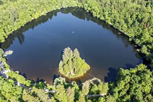 Dock: Lake Bergsee (mountain lake) near Bad Scckingen