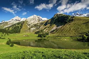 Rhone: Lake of Confins, Massif of Arvis, La Clusaz, Haute-Savoie