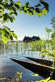 Stilt: Lake Dwelling Museum Unteruhldingen in Lake Constance