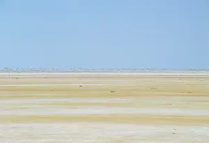 Eyre: Lake Eyre - dry - Lake Eyre National Park