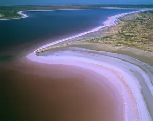 Times: Lake Eyre North - dry salt lake that floods a few