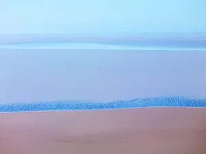 Eyre: Lake Eyre north South Australia. 2009 flood