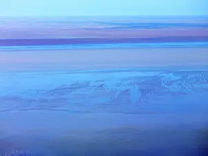 Eyre: Lake Eyre north South Australia. 2009 flood
