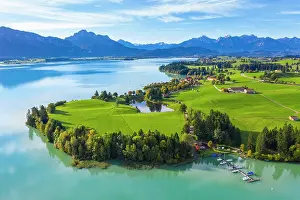 Artificial: Lake Forggensee and Dietringer Toteisloch, Dietringen
