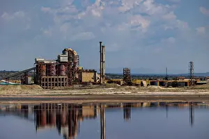 Rift: Lake Magadi in Kenya, TATA soda factory