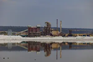 Paysage: Lake Magadi in Kenya, TATA soda factory