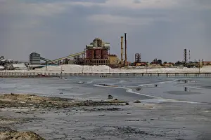 Paysage: Lake Magadi in Kenya, TATA soda factory