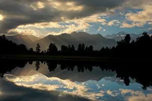 Matheson: Lake Matheson - perfect reflection of the Southern