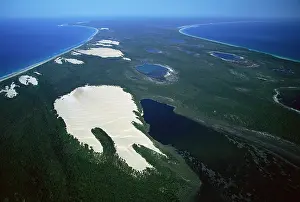 Deepest: Lake Wabby deepest perched lake being engulfed by sand dunes