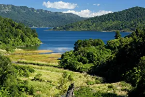Clad: Lake Waikaremoana - embedded between mountains