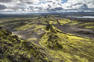Upland: Laki Crater, Icelandic Highlands, Iceland