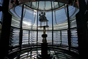 Fires: Lamp in the tower, Yaquina Head Lighthouse, Oregon