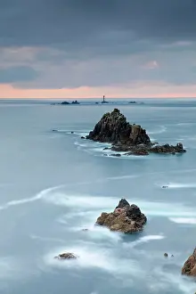 Lands: Land's End - seascape view looking to Armed Knight