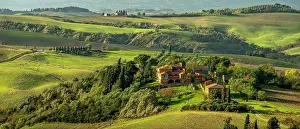 Tuscany: Landscape Crete Tuscany Panorama Italy