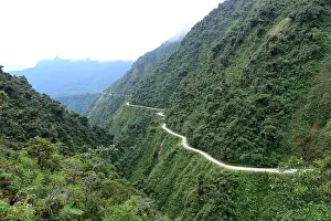 Camino: Landscape on the Death Road, Camino de la Muerte