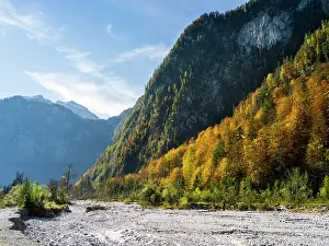 Gaudy: Landscape during fall near lake Koenigssee