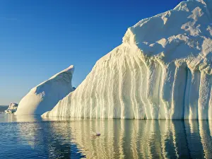 Greenland: Landscape with icebergs in the Sermilik (Sermiligaaq)