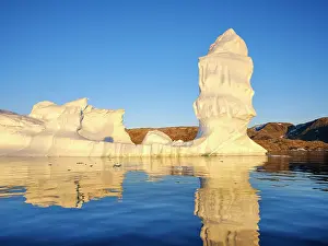 Greenland: Landscape with icebergs in the Sermilik (Sermiligaaq)