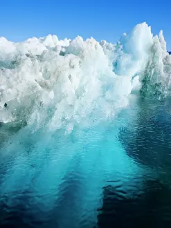 Greenland: Landscape with icebergs in the Sermilik (Sermiligaaq)