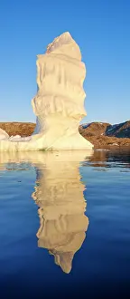 Greenland: Landscape with icebergs in the Sermilik (Sermiligaaq)