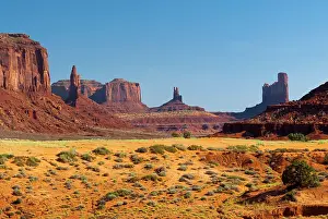 Table: Landscape in Monument valley, Utah, USA, North America