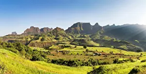 Fertile: Landscape near the Escarpment of the Semien