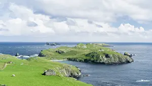 Fishery: Landscape in North Roe, the old haaf fishing