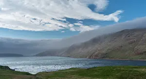 Northmavine: Landscape in Northmavine, storm over Ronas